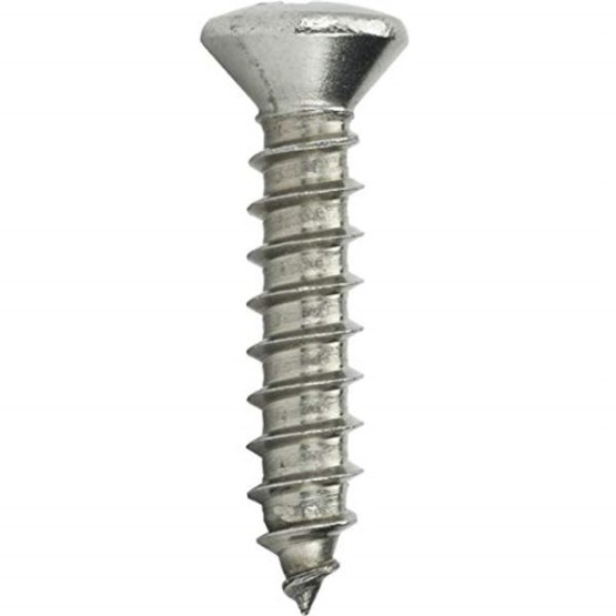 #4 x 1/2 Self Tapping Sheet Metal Screws Oval Head Stainless Steel Qty 2500