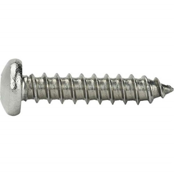 #8 x 2-1/2 Pan Head Square Drive Sheet Metal Screws Stainless Qty 500
