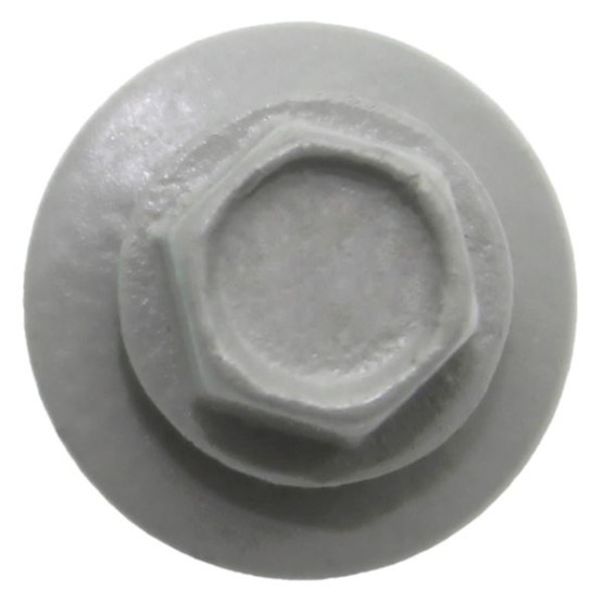 Metal ROOFING SCREWS: (250) 10 x 1-1/2" ABC Gray Hex Head Sheet Metal Roof Screw. Self starting metal to wood siding screws. EPDM washer. Colored head