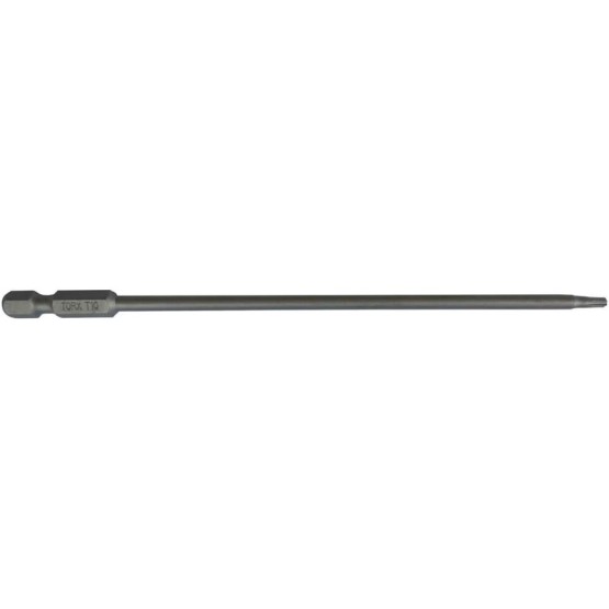 T10 (T-10) Torx/Star Driver Bit - T10 x 6" Torx/Star Drive Quick Change Shank Bit for Screws and Fasteners Requiring T10 (T-10) Size Long Bits (EACH)