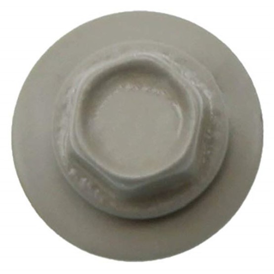 Metal Roofing Screws: (1000) 10 x 1-1/2" Ash Gray Hex Head Sheet Metal Roof Screw. Self Starting Metal to Wood siding Screws. EPDM Washer. Colored Head