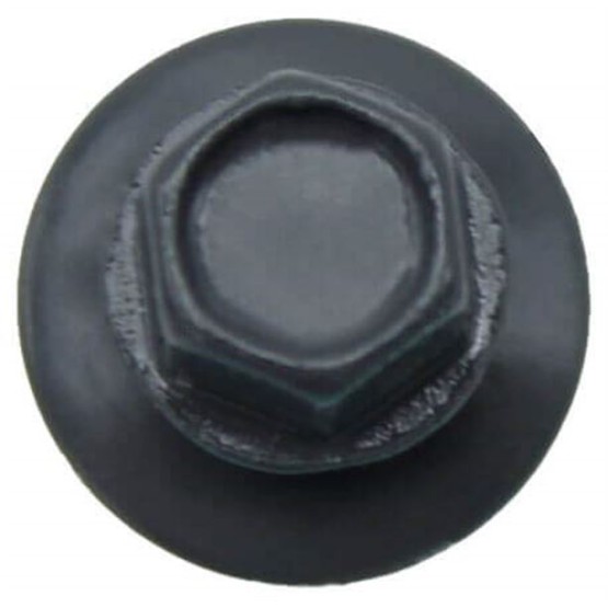 Metal ROOFING SCREWS: (1000) 10 x 1-1/2" Fab Charcoal Hex Head Sheet Metal Roof Screw. Self starting metal to wood siding screws. EPDM washer. Colored head
