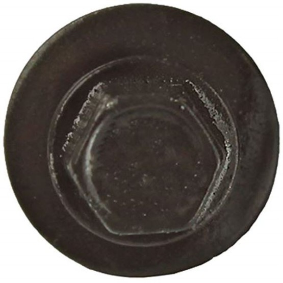 Metal Roofing Screws: (1000) 10 x 1-1/2" Dark Bronze Hex Head Sheet Metal Roof Screw. Self Starting Metal to Wood siding Screws. EPDM Washer. Colored Head