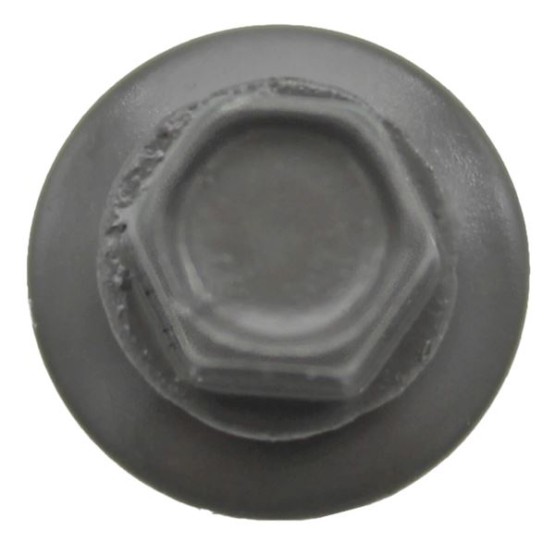 Metal Roofing Screws: (1000) 10 x 1 Charcoal Hex Head Sheet Metal Roof Screw. Self Starting Metal to Wood siding Screws. EPDM Washer. Colored Head