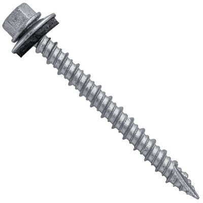 Metal ROOFING SCREWS: (750) 10 x 2" Galvanized Hex Head Sheet Metal Roof Screw. Self starting metal to wood siding screws. EPDM washer. No Paint