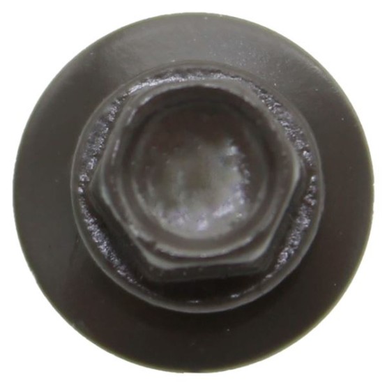 Metal Roofing Screws: (1000) 10 x 1 Antique Bronze Hex Head Sheet Metal Roof Screw. Self Starting Metal to Wood siding Screws. EPDM Washer. Colored Head