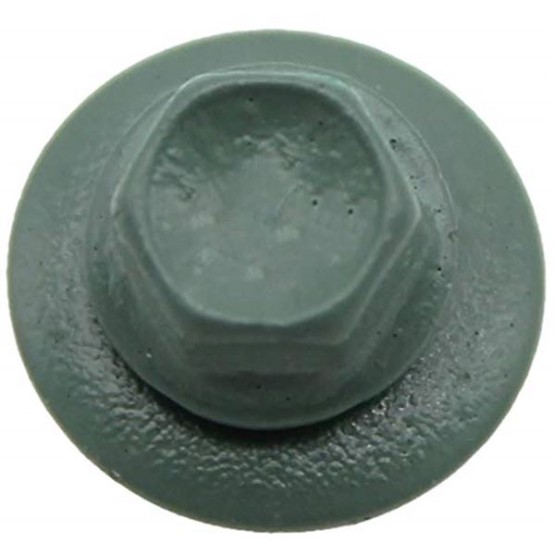 Metal Roofing Screws: (1000) 10 x 1 Hemlock Green Hex Head Sheet Metal Roof Screw. Self Starting Metal to Wood siding Screws. EPDM Washer. Colored Head