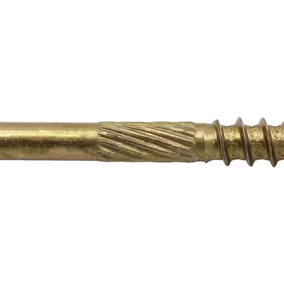 #14 x 8 Bronze Coated Multipurpose Wood Screw Torx/Star Drive Flat Head (1 Pound - 19 Approx. Screw Count) Exterior Coated - ACQ Compatible Wood Screws