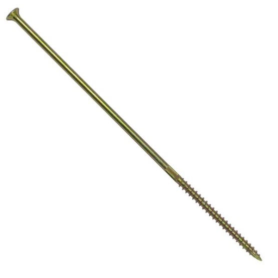 #14 x 8 Bronze Coated Multipurpose Wood Screw Torx/Star Drive Flat Head (1 Pound - 19 Approx. Screw Count) Exterior Coated - ACQ Compatible Wood Screws