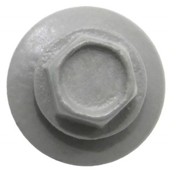 Metal Roofing Screws: (1000) 10 x 1-1/2" ABC Gray Hex Head Sheet Metal Roof Screw. Self Starting Metal to Wood siding Screws. EPDM Washer. Colored Head
