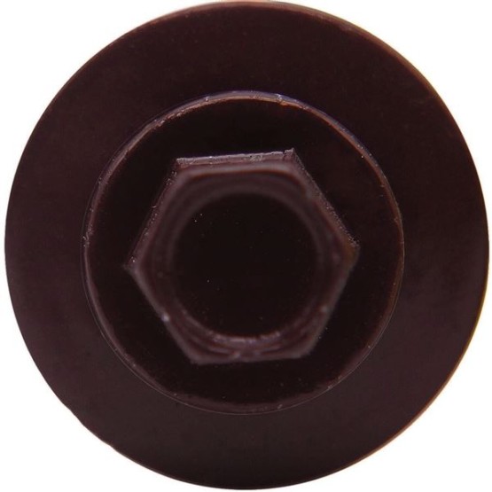 Metal Roofing Screws: (250)12 x 2" Burgundy Hex ReGrip Sheet Metal Roof Screw. Sharp Point Metal to Wood siding Screws. 5/8" EPDM Washer