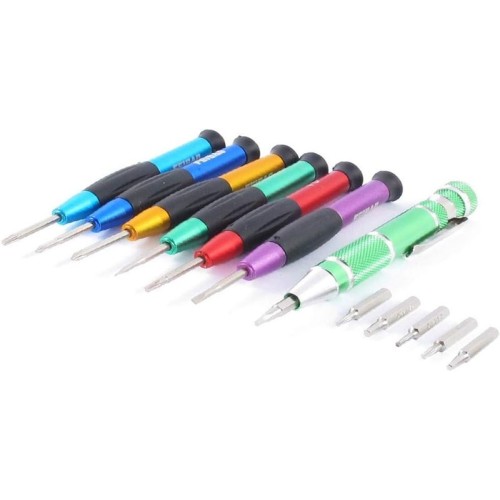 New Lon0167 13 in Featured 1 Good performance Handle reliable efficacy Phillips Slotted Torx Hex Bits Screwdriver Set(id:9a3 15 05 24d)