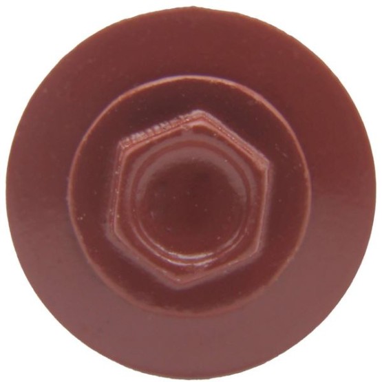 Metal Roofing Screws: (250) 12 x 2-1/2" RED Hex Head Sheet Metal Roof Screw. Sharp Point Metal to Wood siding Screws. EPDM Washer. Colored Head