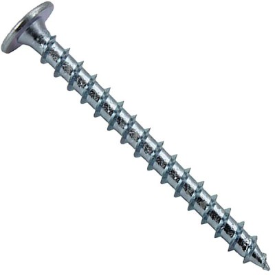 #10 x 2" Low Profile Pancake Head - Wood to Metal Roofing Screws for Standing Seam Roofs - Zinc Plated
