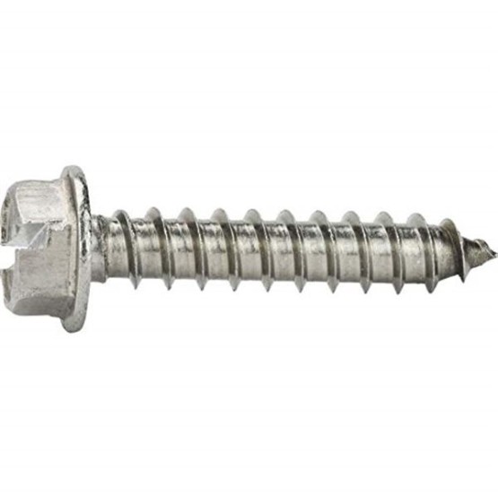 #8 x 3/4" - Hex Head Sheet Metal Screws Self Tapping Stainless Steel 1000 Pcs self Tapping Screws Metal B2B