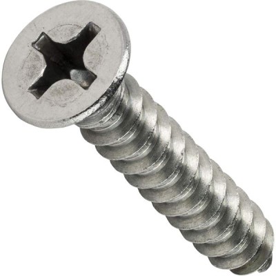 #8 x 7/8" - Phillips Flat Head Sheet Metal Screws Stainless Steel 1000 Pcs self Tapping Screws Metal B2B
