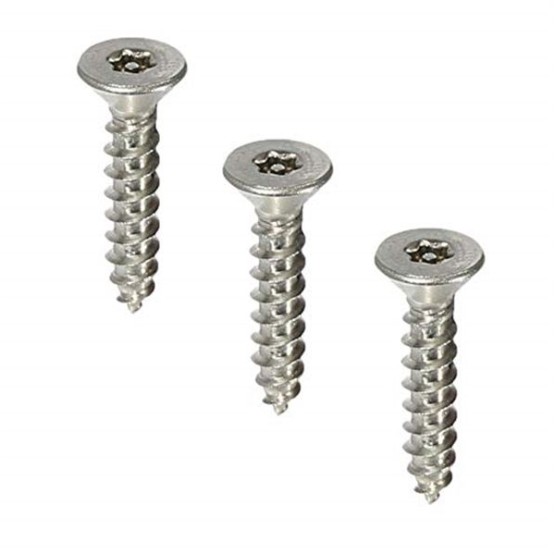 #10 x 3/4" Security Screws Torx Flat Head Sheet Metal Stainless Steel 250 Pcs self Tapping Screws Metal B2B
