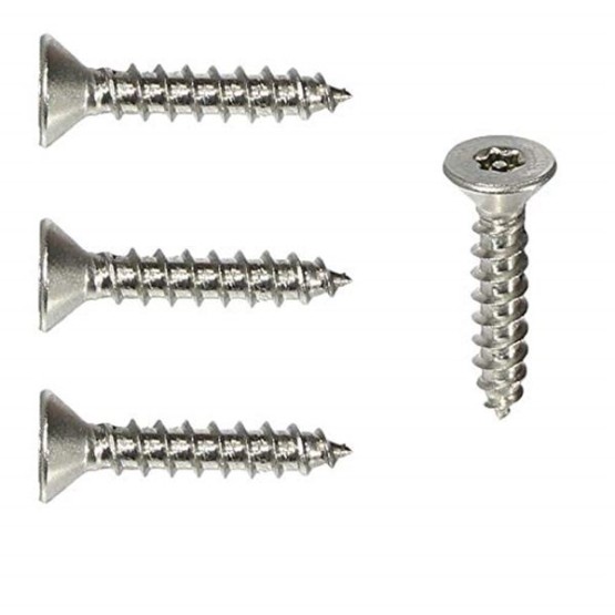 #10 x 3/4" Security Screws Torx Flat Head Sheet Metal Stainless Steel 250 Pcs self Tapping Screws Metal B2B