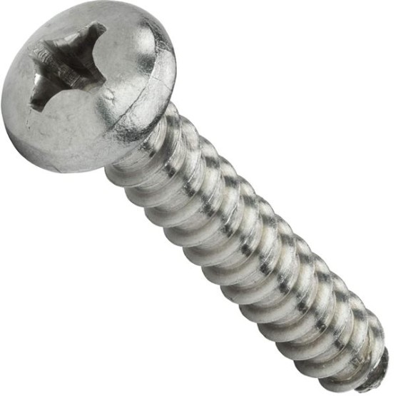 #5 x 1/4" - Sheet Metal Screws Self Tapping Pan Head Stainless Steel 2500 Pcs self Tapping Screws Metal B2B