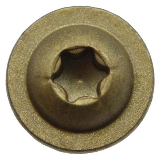 #10 x 1-1/2" Round Washer (Modified Truss) Head Screw Torx/Star Drive Head Wood Screw (1 Pound ~112 Screws) Multipurpose Wood Screws for Construction, Cabinets and Furniture.