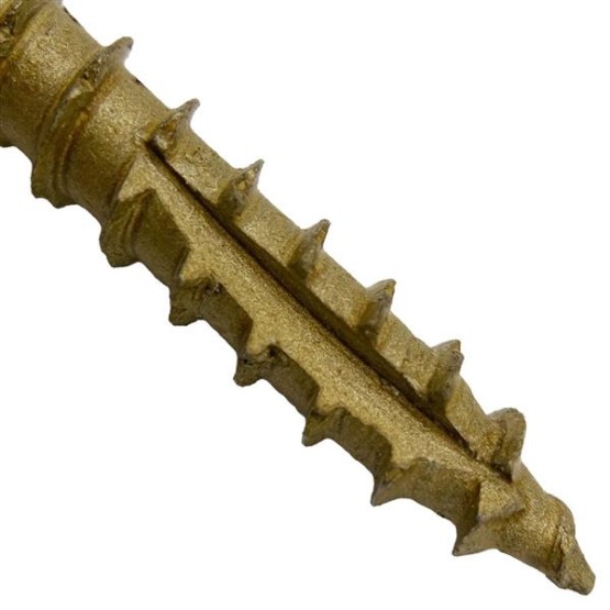#10 x 1-1/2" Round Washer (Modified Truss) Head Screw Torx/Star Drive Head Wood Screw (1 Pound ~112 Screws) Multipurpose Wood Screws for Construction, Cabinets and Furniture.