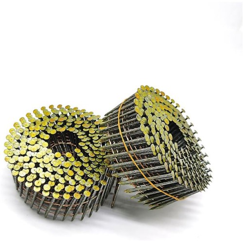 3500 Count 1-1/2-Inch x .090-Inch Hot-Dipped Galvanized Siding Nails 15-Degree Collated Wire Coil Siding Nails for Cement Board Siding Fencing Woodworking