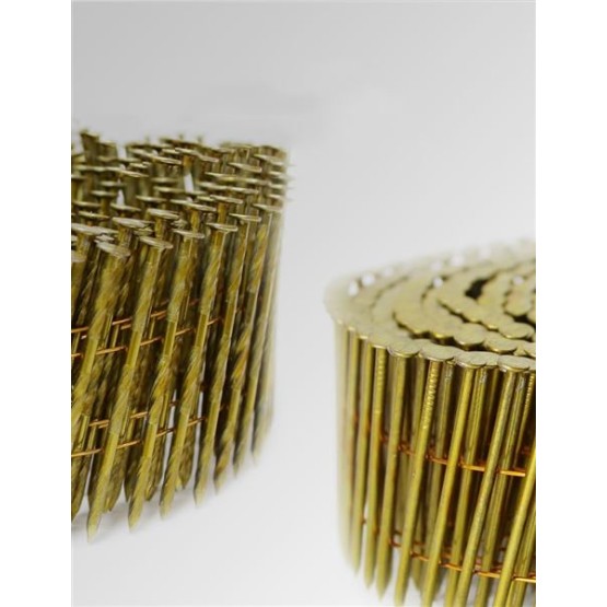 3500 Count 1-1/2-Inch x .090-Inch Hot-Dipped Galvanized Siding Nails 15-Degree Collated Wire Coil Siding Nails for Cement Board Siding Fencing Woodworking