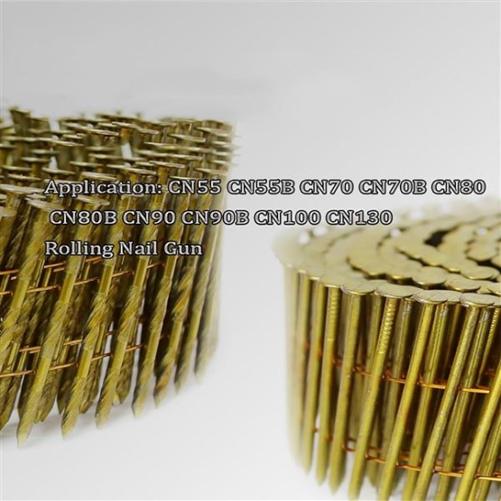 3500 Count 1-1/2-Inch x .090-Inch Hot-Dipped Galvanized Siding Nails 15-Degree Collated Wire Coil Siding Nails for Cement Board Siding Fencing Woodworking