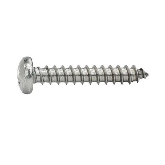 No.12 Pan Head Sheet Metal Screws Self Tap Stainless Steel 500Pcs 1/2" Screws Set Fasteners